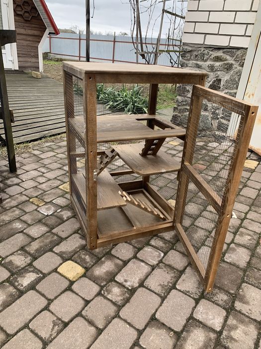 Вітрина, клітка для шиншил, дегу, крисок, тхорів та кроликів