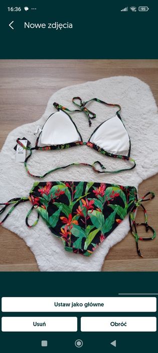 Strój kąpielowy w liście