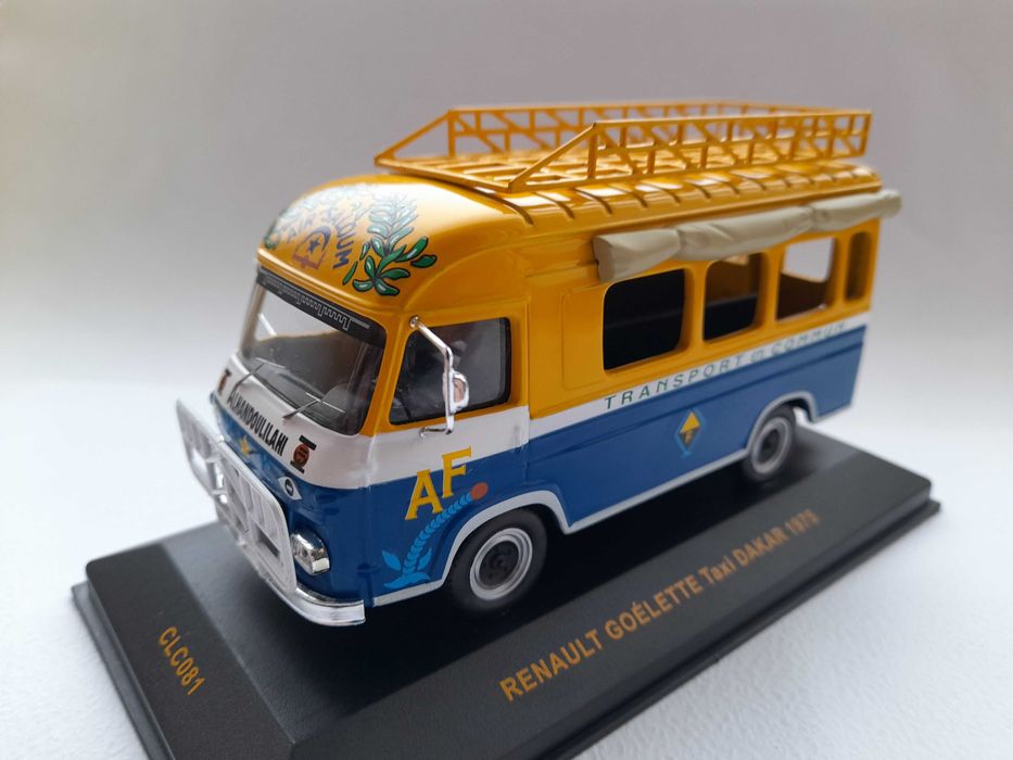Коллекционная модель IXO Renault Goelette Taxi Dakar 1975 г., 1/43