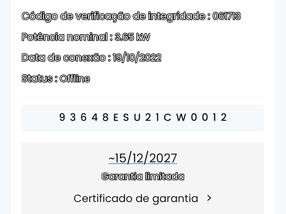 GoodWe GW3648D-ES avariado