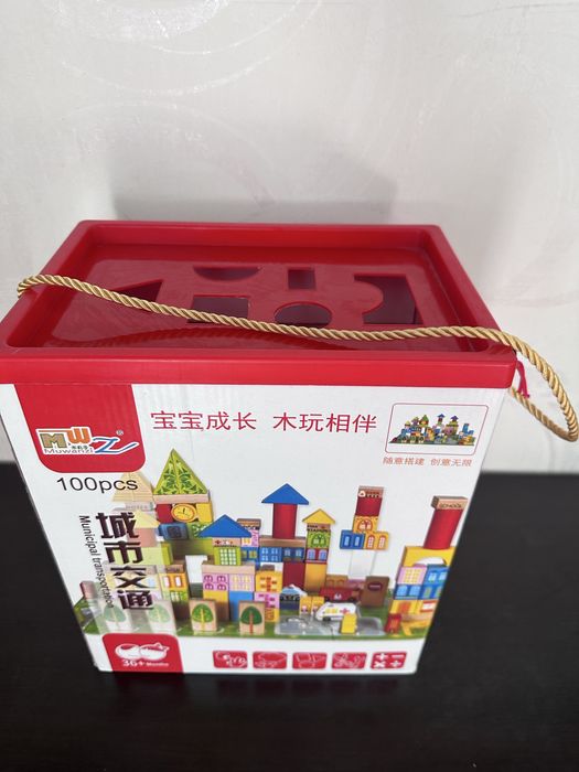 Деревяні кубікі іграшка