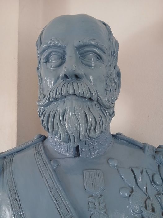 Busto vintage em gesso