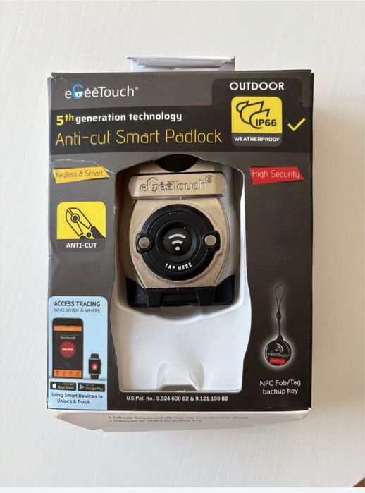Zewnętrzna inteligentna kłódka 5. generacji eGeeTouch
