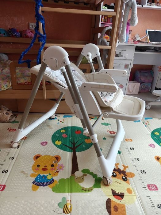 Стільчик гойдалка для годування Bambi M 5897 Beige