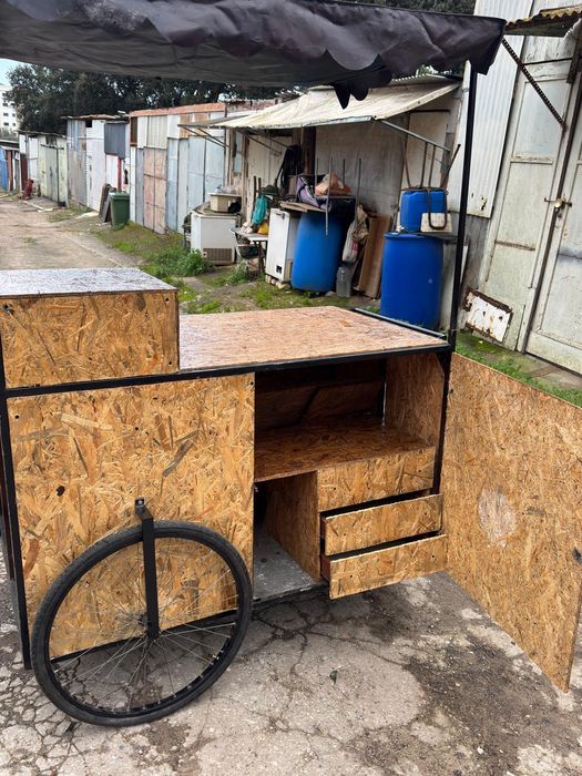 Carrinho de venda street food