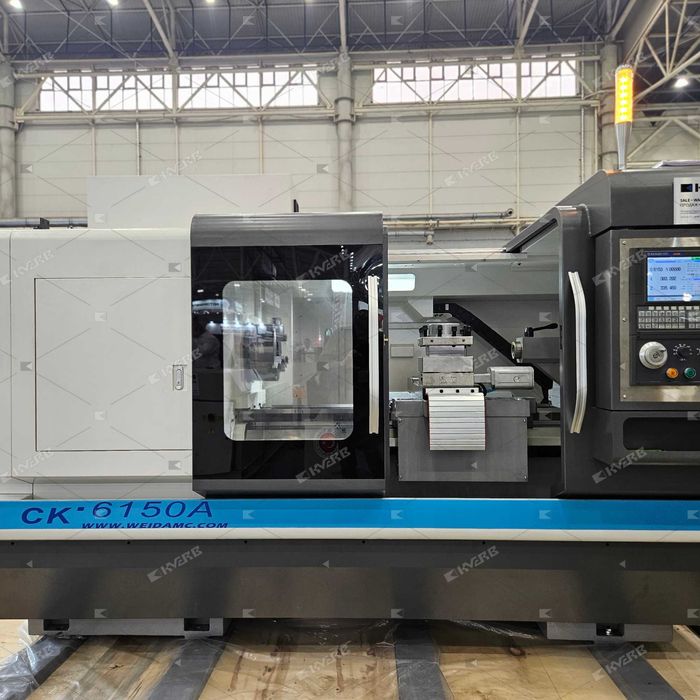Горизонтальний токарний верстат CK6150AX1000 з ЧПУ