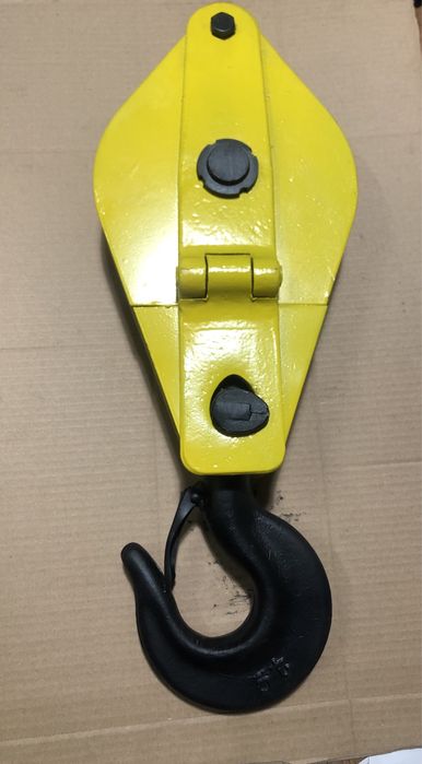 Гак Крюк поліспаст  5т на лебідку, тельфер, кран гак монтажний