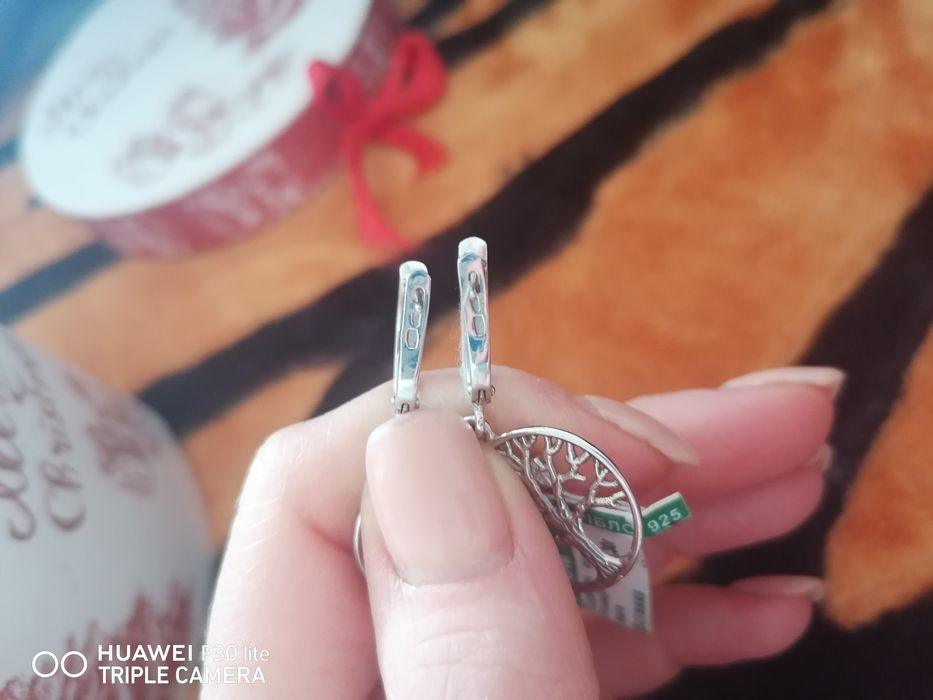 Сережки срібні 925