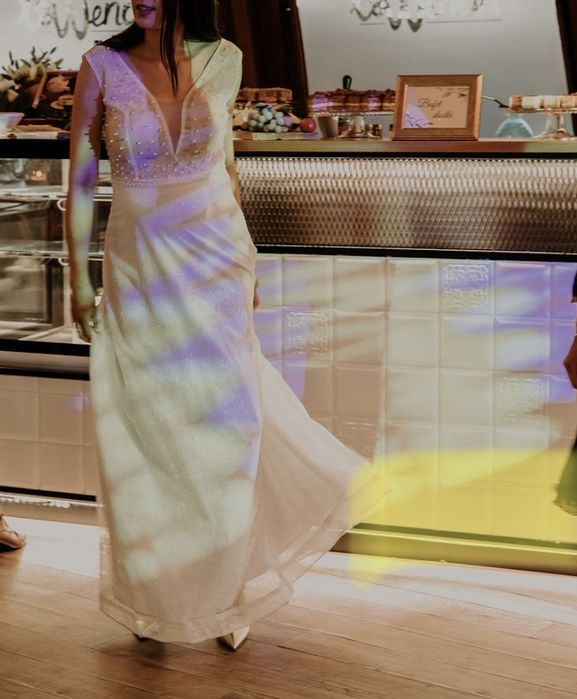 Wyjątkowa suknia wesele ślub cywilny