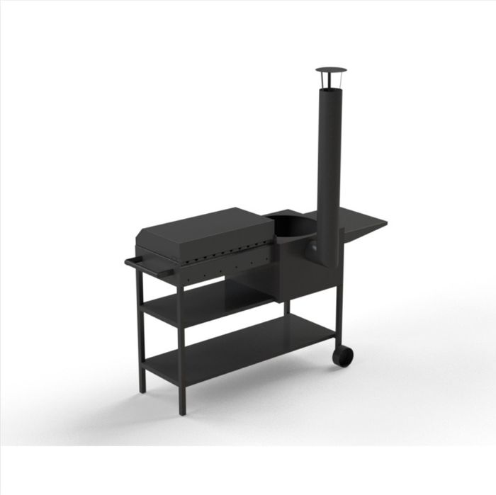 Grill z piecem pod kociołek