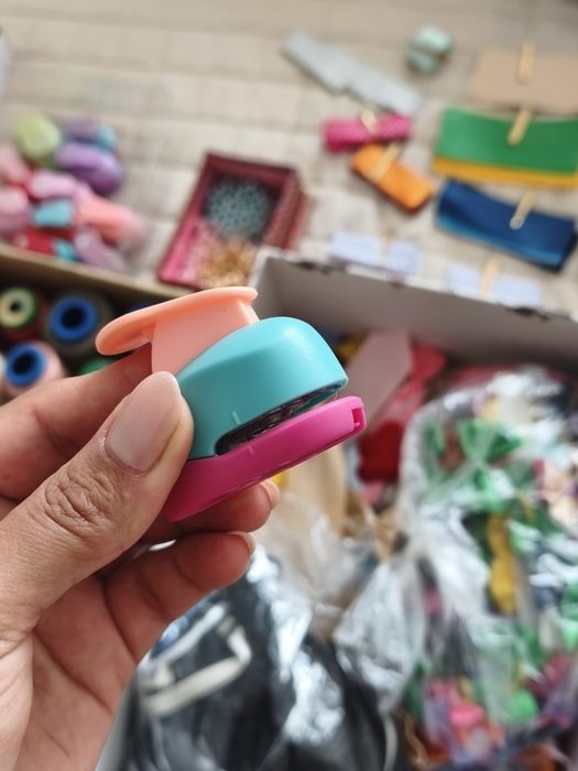 Fitas e acessórios para fabricação de laços