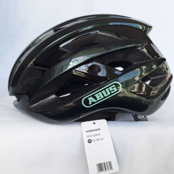 Kask rowerowy szosowy Abus AirBreaker Moss Green M 52-58cm