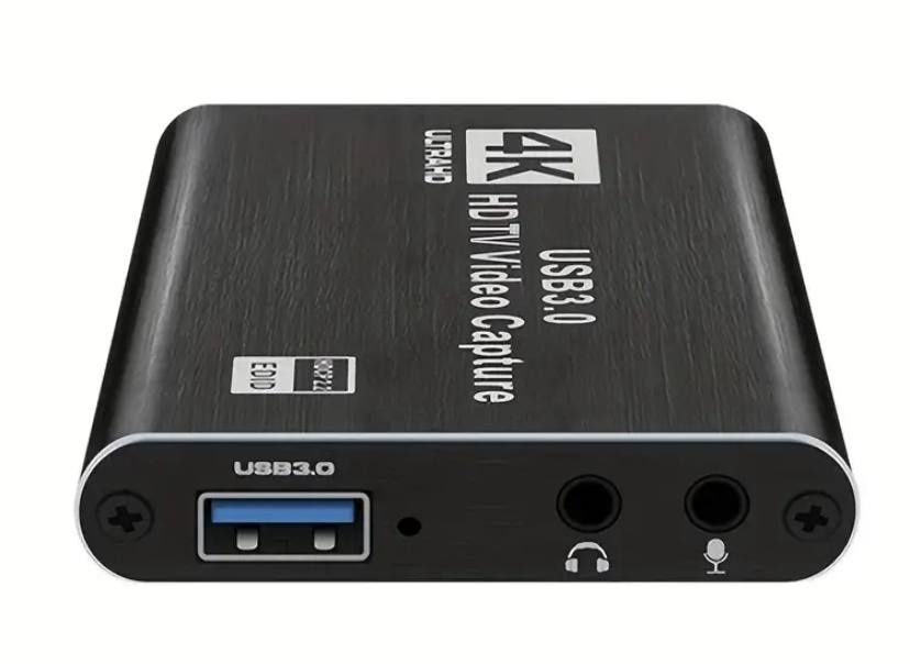 4K 1080P 60fps HD Захоплювальна Карта HDTV  Сумісна з USB 3.0