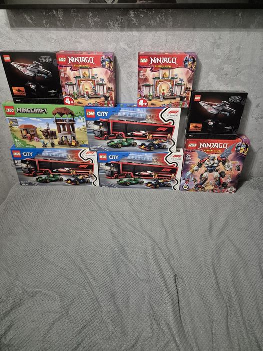 Nowe klocki lego city nijago minecraft  paleta  hurt