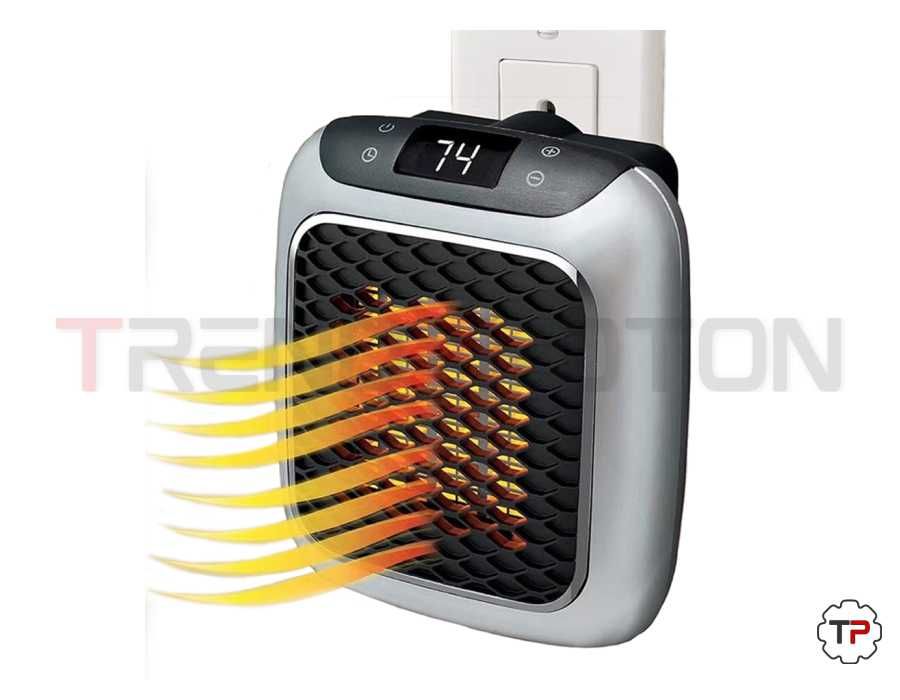 Mini Aquecedor de Tomada c/ Comando/800w (2 envio grátis)