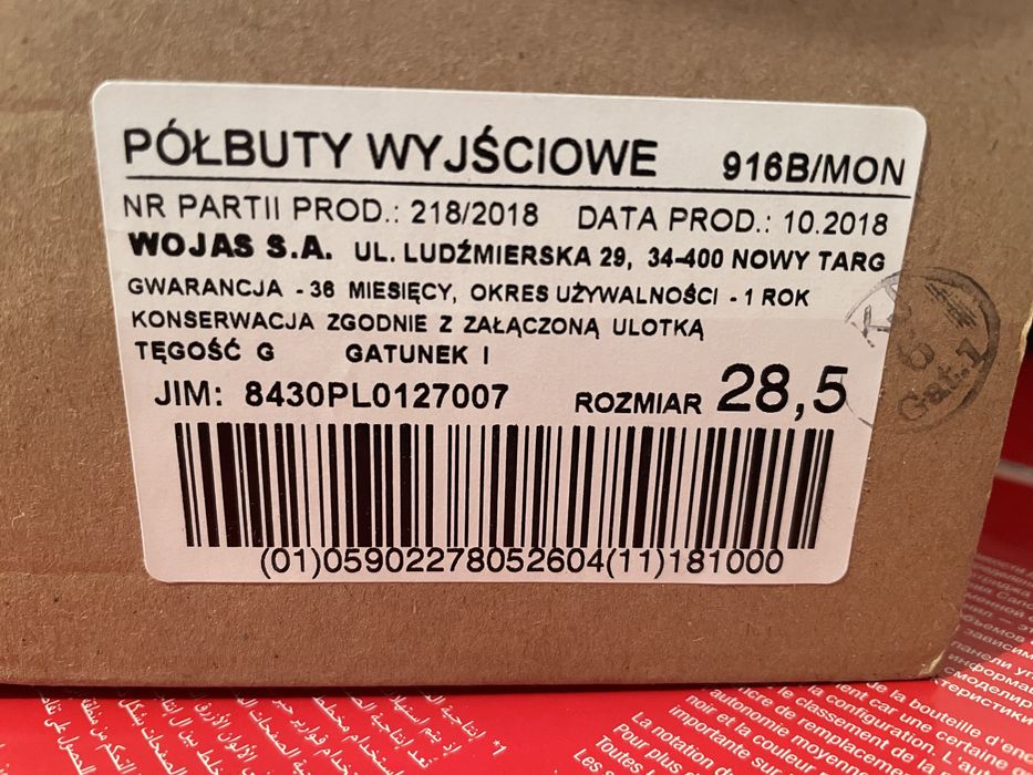 Buty wyjsciowe 28,5