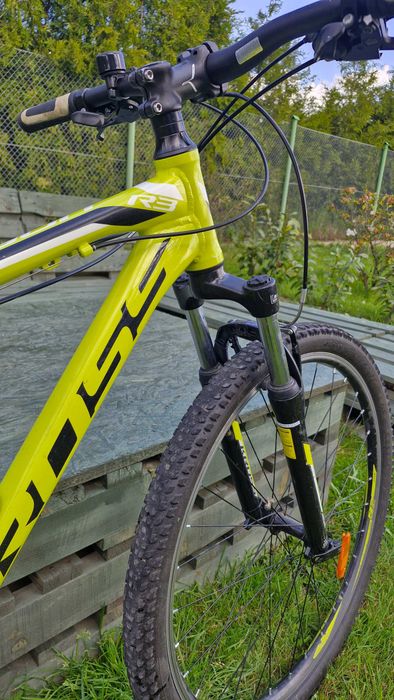 Rower górski KROSS HEXAGON R3 - Limonkowy mat - 17"