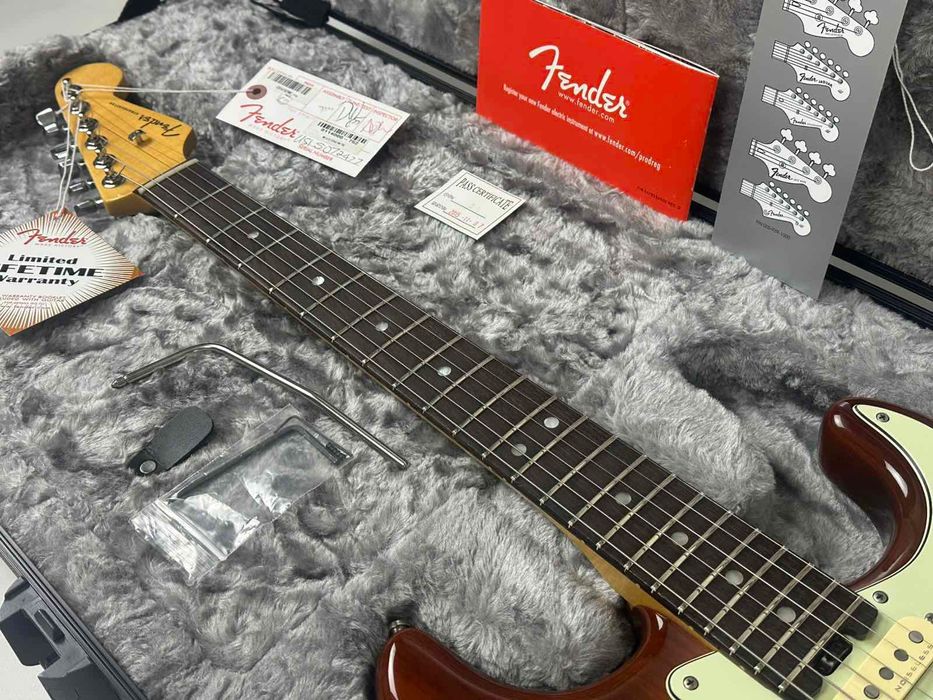Акція! Fender American Elite Stratocaster Tobacco burst (2015, Ash, mint, 1550$)
