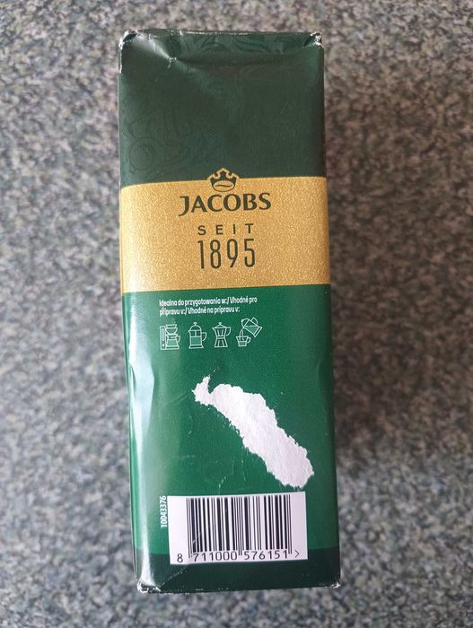 10x Jacobs kronung mielona 500g długa data