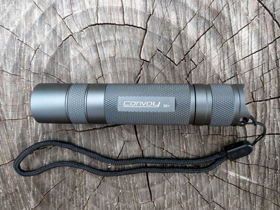 Тактический фонарь Convoy S2+ XM-L2 / 2.1А / 1000 люмен / серый