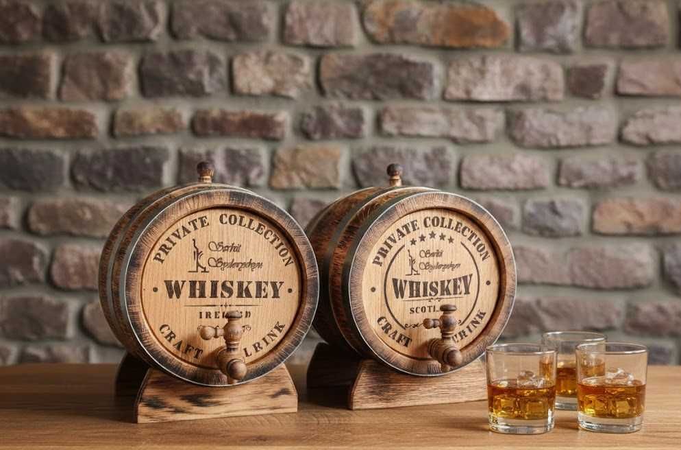 Дубова бочка діжка  для витримки алкоголю вина самогону віскі коняку