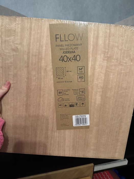 Dwa panele meblowe drewniane