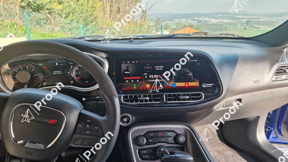 Auto Rádio Dodge challenger android Ano 2010 ate 2024