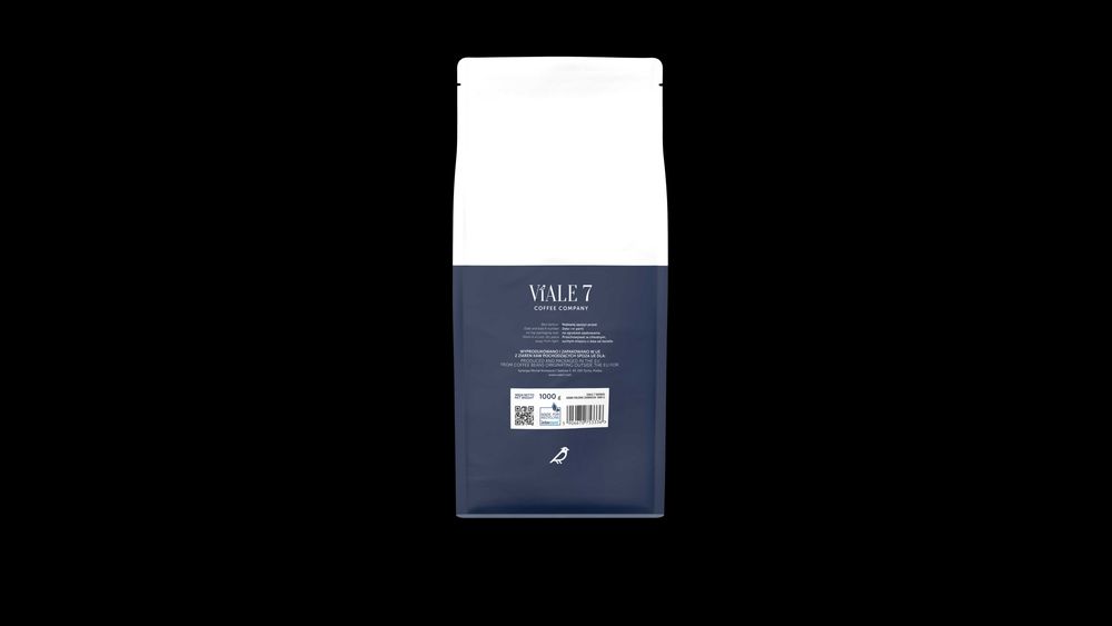 Kawa ziarnista 60% arabica 40% robusta 1kg Viale7 MONZA medium roast