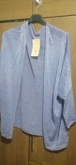 Casaco lavanda com brilhos