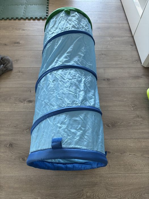 Dvargmas tunel de brincar azul/verde Ikea