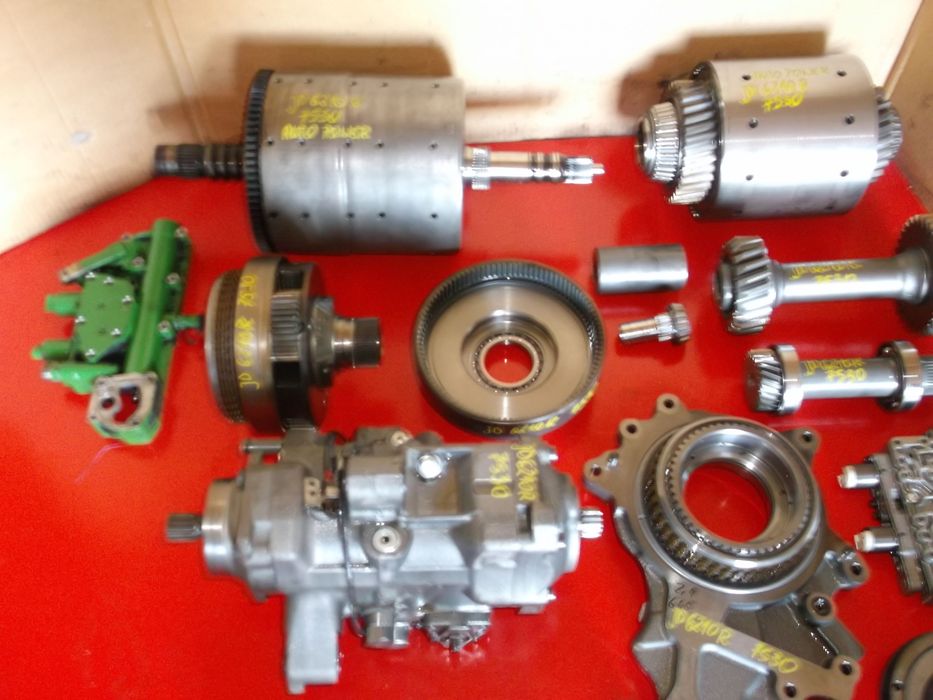 John Deere 7530,6210R-skrzynia Auto Power,pompa,kosz,wałek- Czemierniki ...