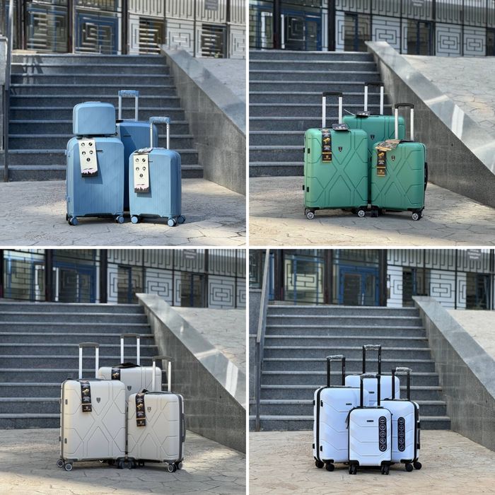 Расцветок хватает!Чемодан Турция на колесах,валіза,сумка на колесах