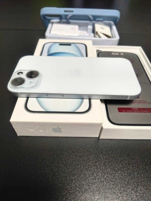 iPhone 15 Blue 128GB Bat.100%