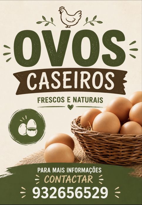Ovos Caseiros - Encomenda