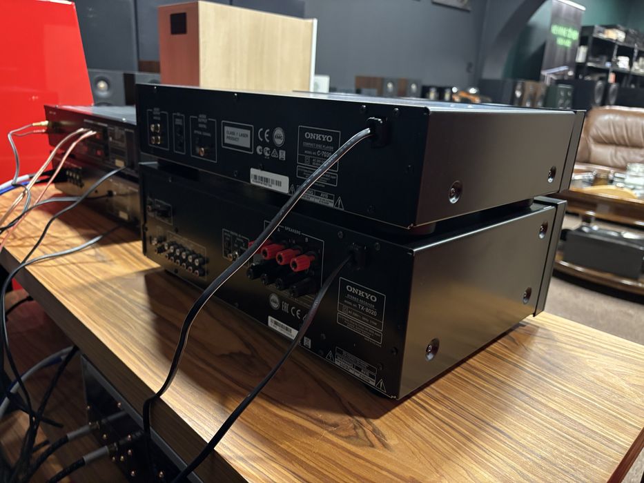 Onkyo TX-8020 + Onkyo C-7030 - amplituner stereo + odtwarzacz CD