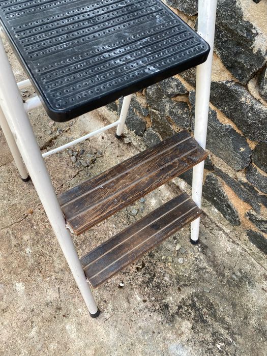 Escadote Vintage Anos 60 Industrial 1,18 cm