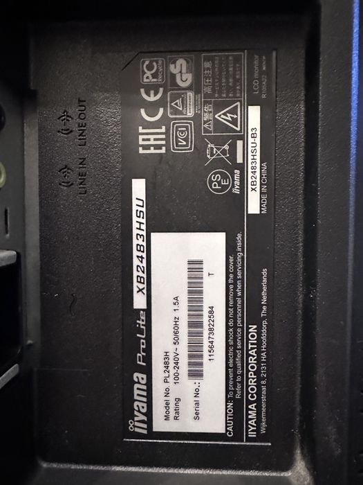 Monitor IIyama 1920x1080 23.8 cale 75 hz 4ms