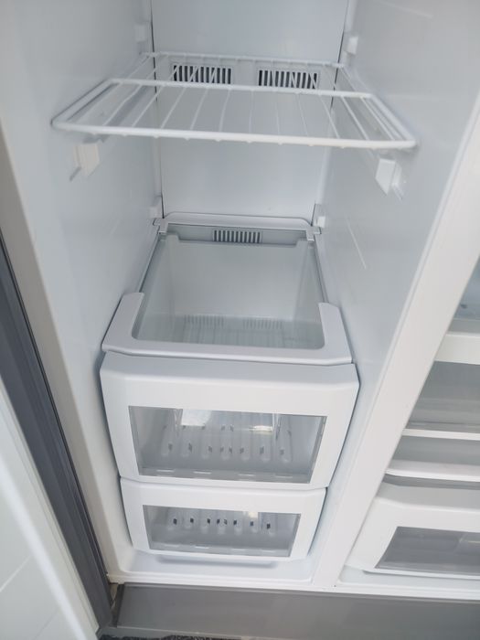 Wszystkie półki, balkoniki, szuflady do lodówki Beko GNE V122 X | Całe wnętrze!