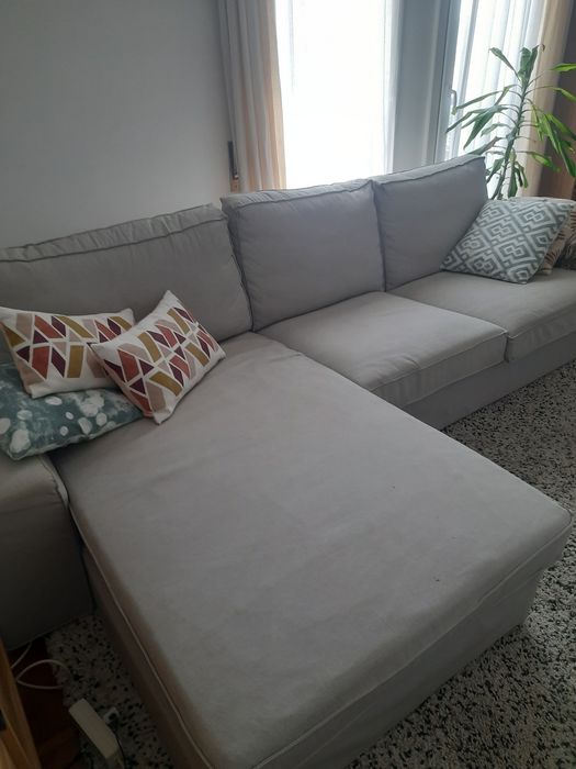 Sofá 3 lugares com Chaise longue