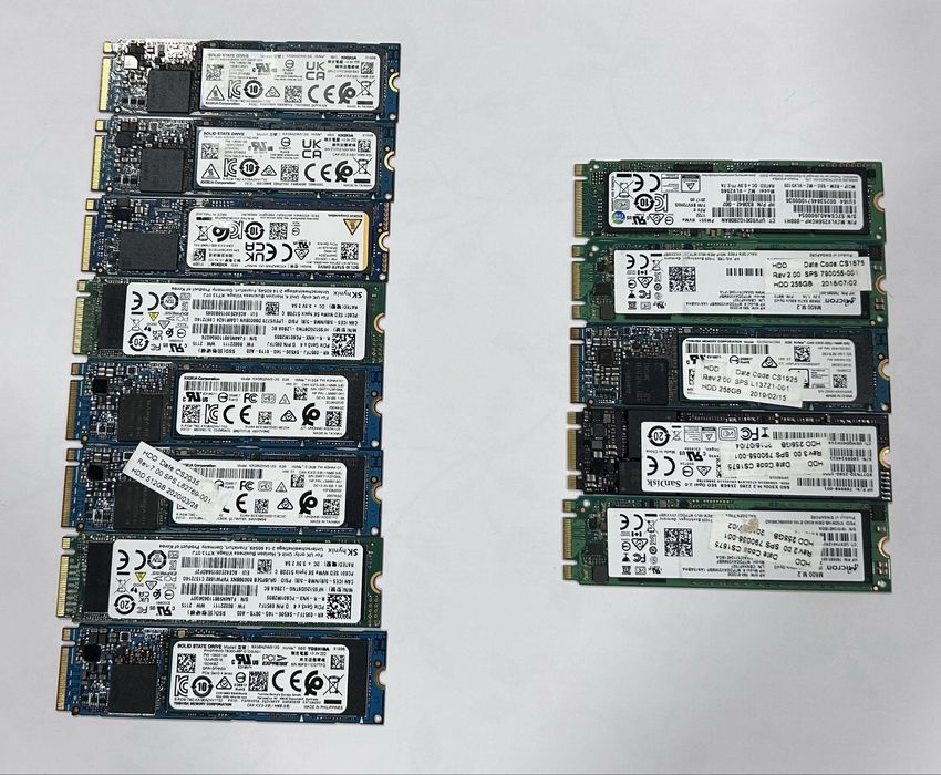 SSD M.2 NVMe 512GB/256GB
