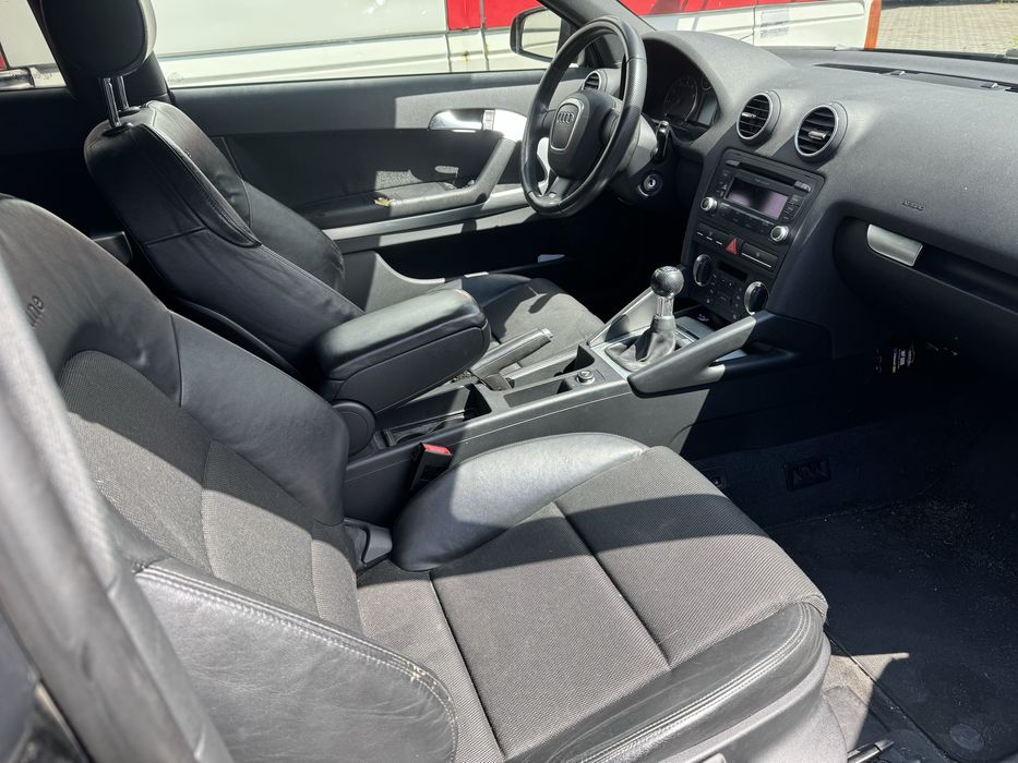 Audi a3 8p drzwi blotnik silnik s line fotele deska czesci 1.6 fsi