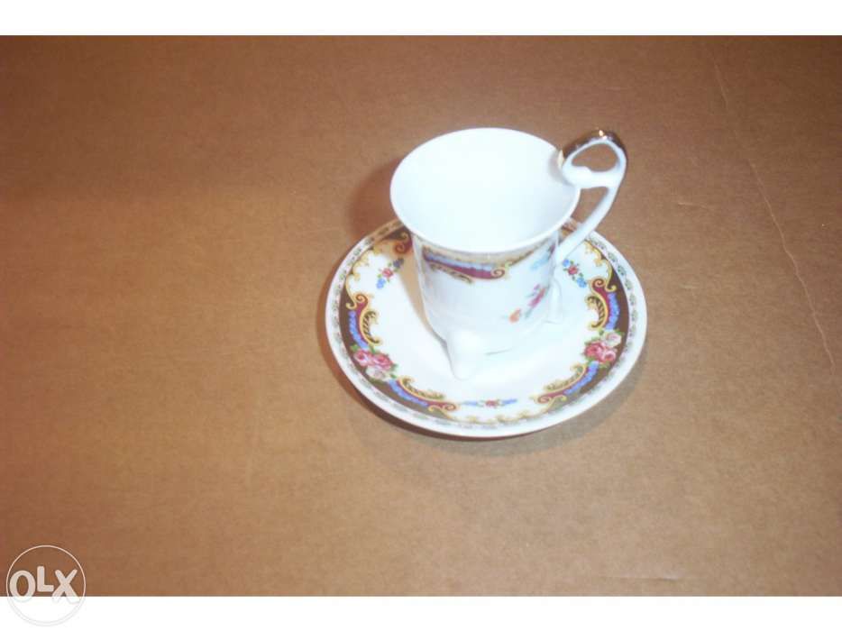 Serviço de chavenas de cafe em Limoges 6 unidades