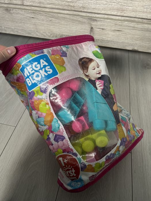 Mega Bloks pierwsze klocki 60 sztuk jak Lego Duplo