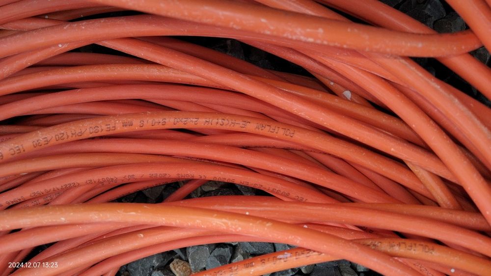 105 metros de Cabo eléctrico instalação SADI incêndios