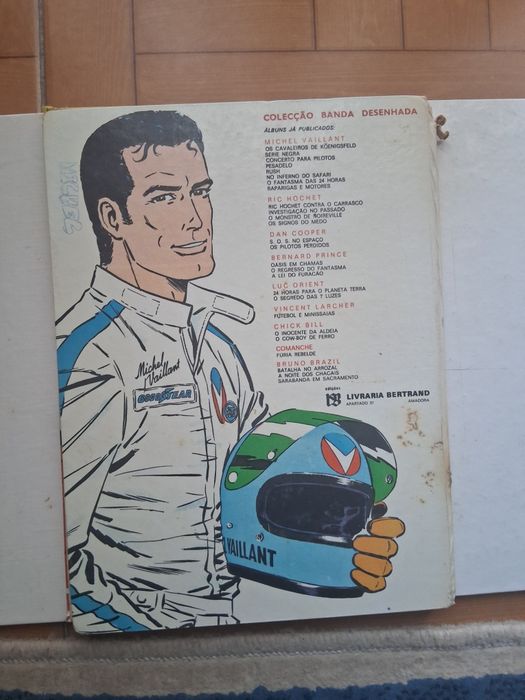 3 livros Michel Vaillant finais anos 70
