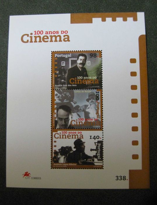 Blocos nº 172/73 – 100 anos do Cinema em Portugal