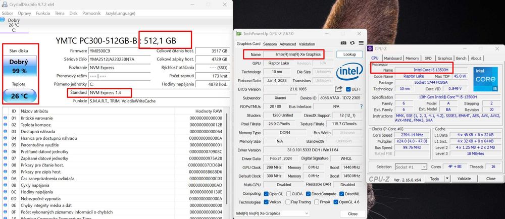 Xiaomi Redmi Book 16｜Iris Xe｜i5-13500H｜16"2k｜120Гц｜OЗУ 16 gb｜SSD 512