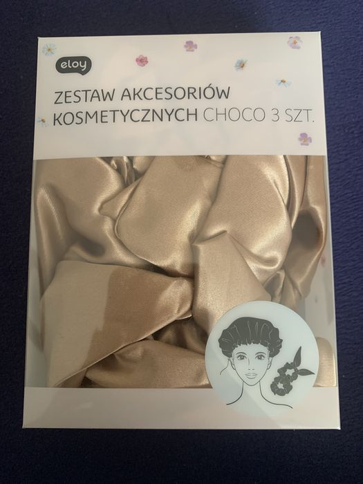 Zestaw Czepek kosmetyczny i gumki do wlosow