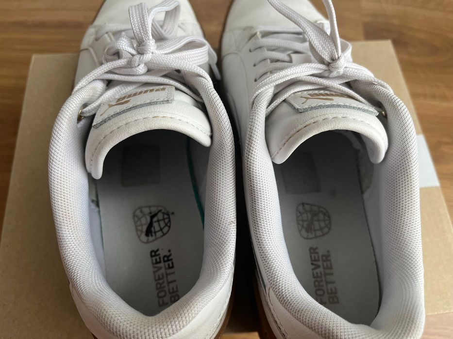 Buty Puma r. 39 białe na gumowej platformie