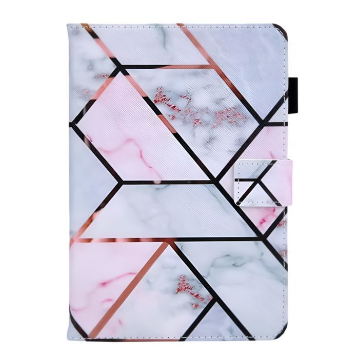 Etui do iPad Mini 6 (2021) 8,3" z Miejscem na Karty Różowo-białe